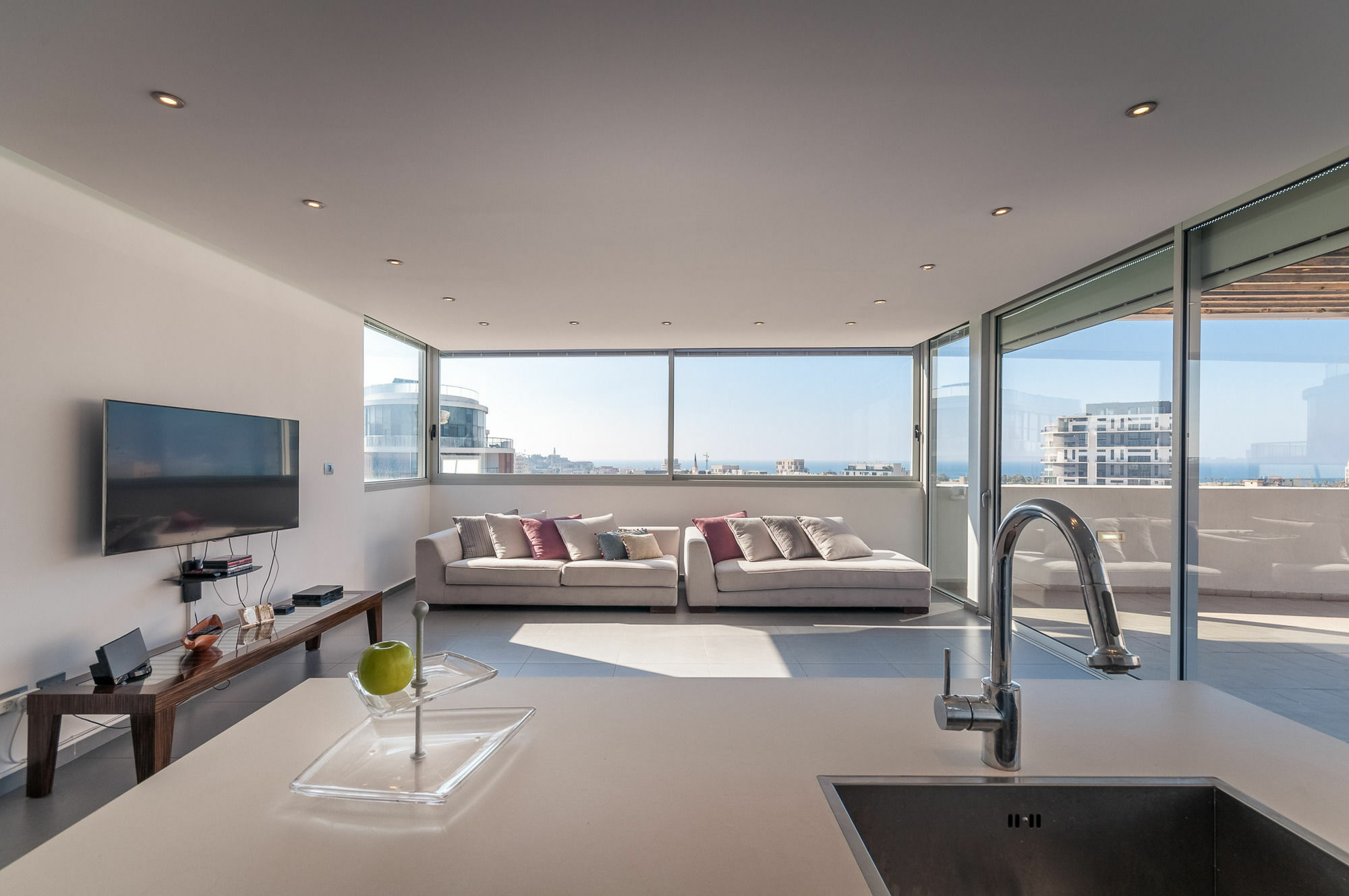 דירות תל אביב Abarbanel St Incredible Penthouse מראה חיצוני תמונה